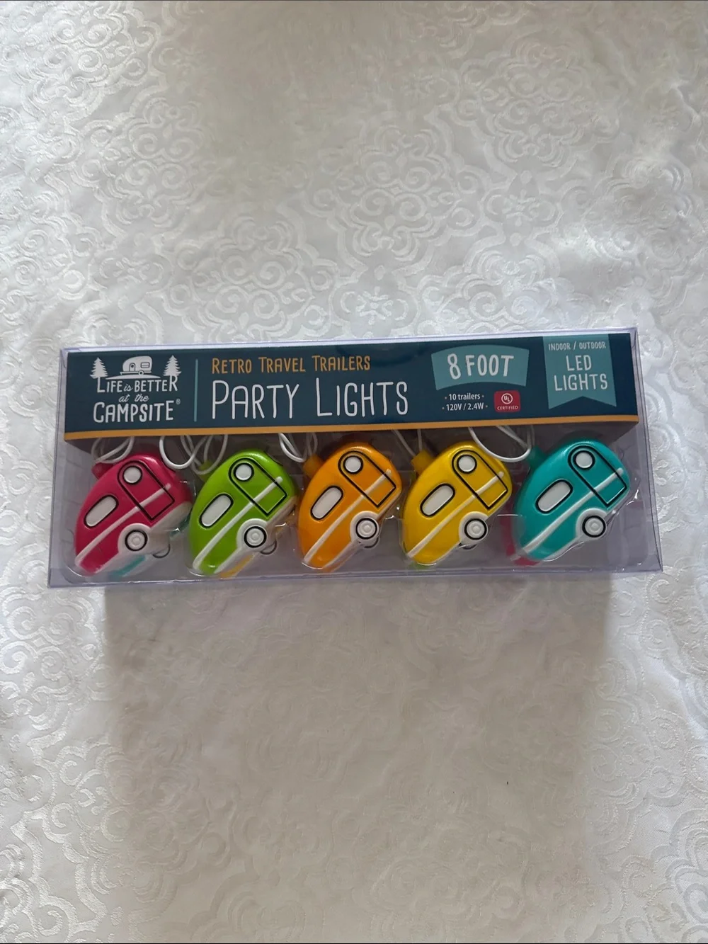 Retro Travel Trailer LED Party Lights - Multi-Color